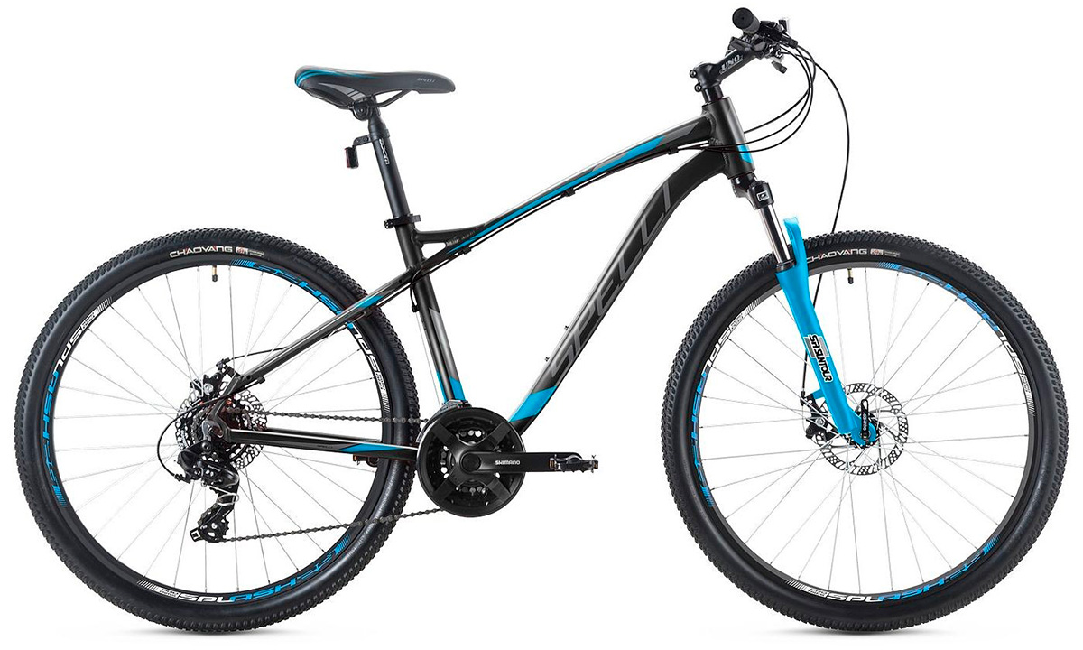 Фотографія Велосипед Spelli SX-3200 27,5" (2019) Чорно-синій